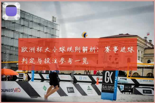 欧洲杯大小球规则解析：赛事进球判定与投注参考一览