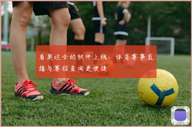 看奥运会的软件上线,体育赛事直播与赛程查询更便捷
